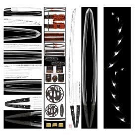 刀：伯耆守平朝臣正幸/寛政七年卯二月