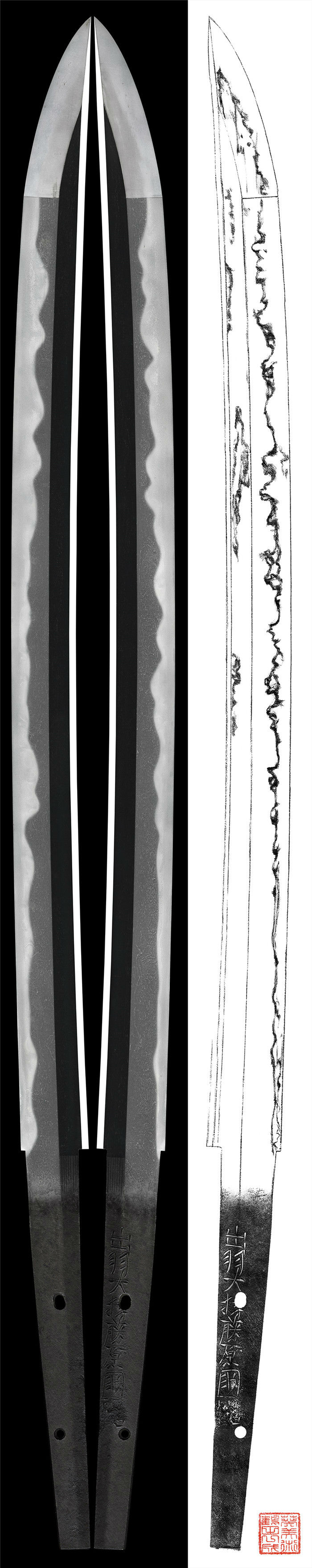 脇差：出羽大掾藤原国路_日本代购_古董刀_武士刀价格_日本刀代购_进口